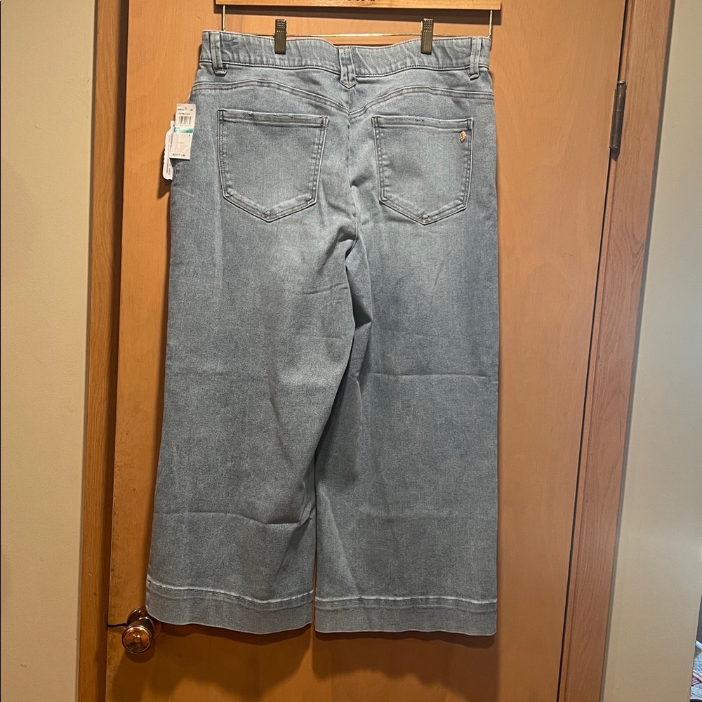 Democracy High Rise Wide Leg Jeans - Classic Blue - Picture 3 of 4
